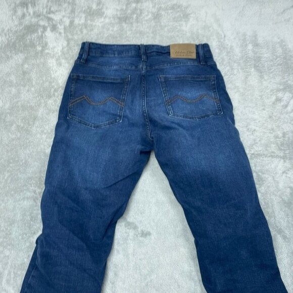 Urban Star Mens Premium Straight Leg Jeans Blue Size 30x32 Cotton Denim a1201 - Picture 5 of 6
